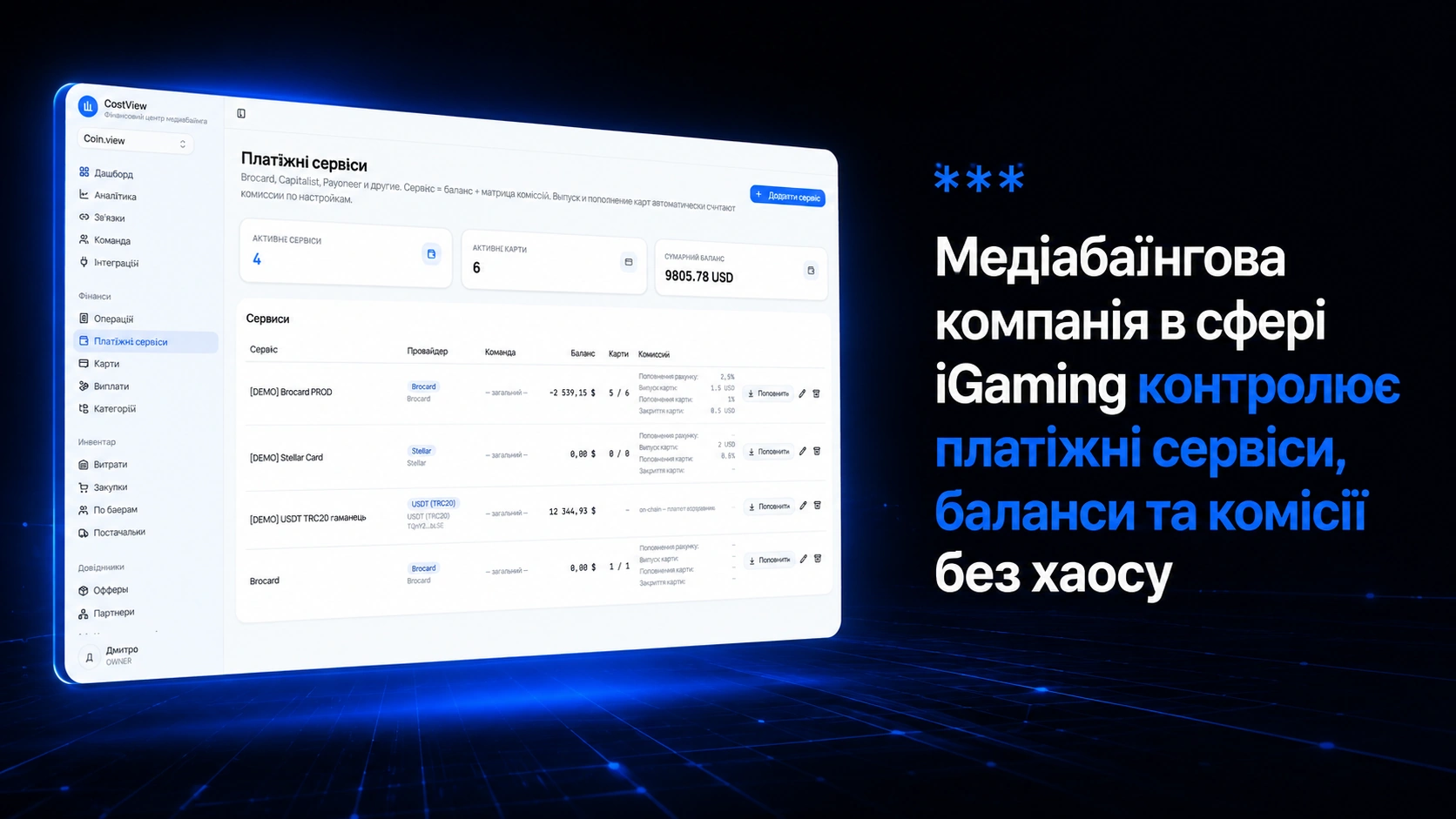 Медіабаїнгова компанія у сфері iGaming контролює платіжні сервіси, баланси та комісії без хаосу